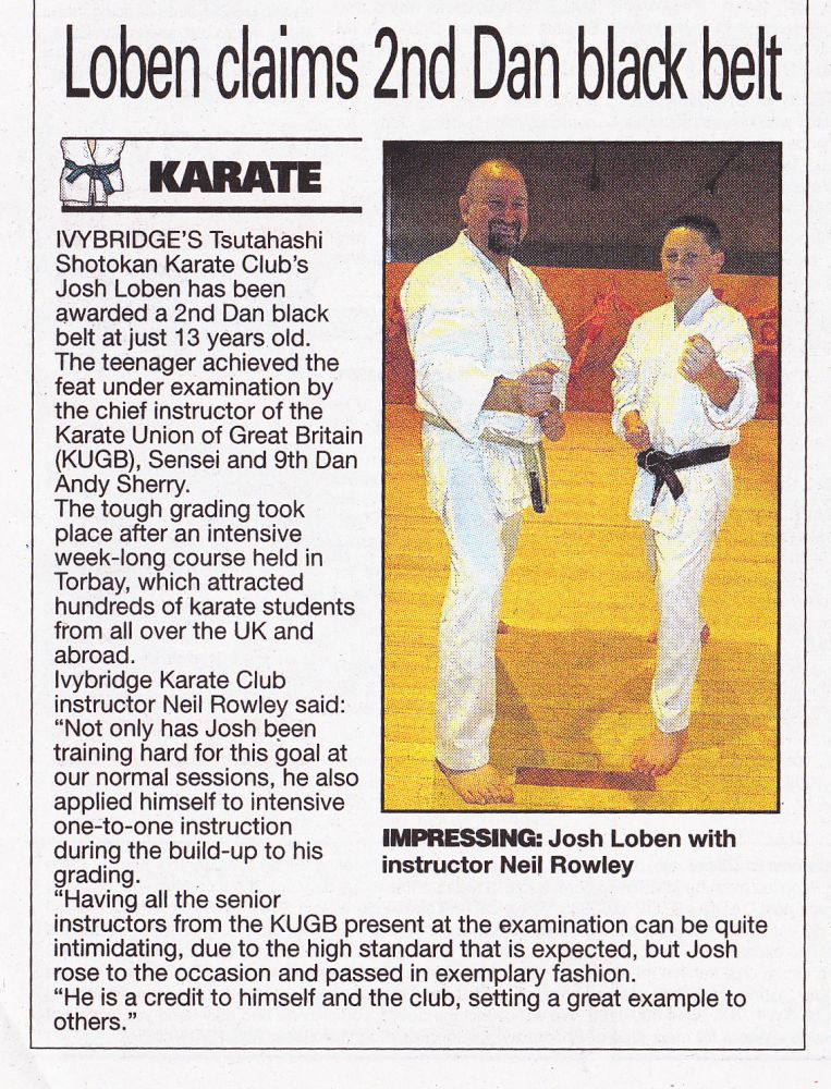 Karate Nidan 